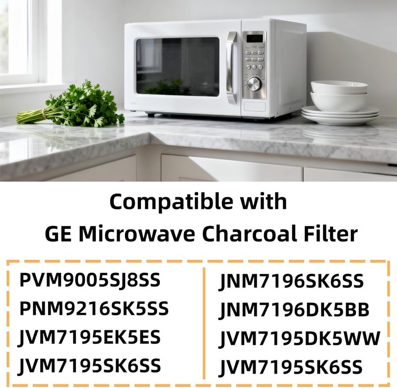 COSVMUF فلتر بديل مناسب لميكروويف LG فلتر 5230W1A003A WB06X10807 JVM7195SK6SS LMV1650ST، LMV1650SW، LMV2031BD، LMV2031SB، LMVM2085SB، LMVH1711ST، LMV2031ST (عبوة 1) - Image 5